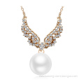 OUXI Fashion New Design Long Imitation Pearl Necklace